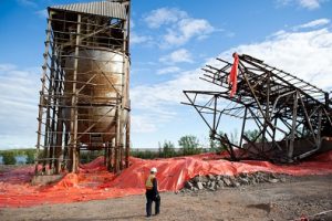 Gunnar Mine Site. Photo courtesy the Saskatchewan Research Council.